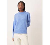 JDY - Maglione con spalle scese blu XL