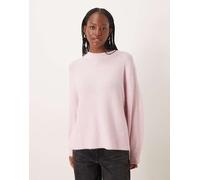 JDY - Maglione con spalle scese rosa chiaro XL