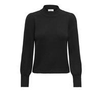 JDY Maglione Donna Girocollo Maglia Manica Lunga Regular Fit alla Moda Top, Colore:Nero, Taglia:L