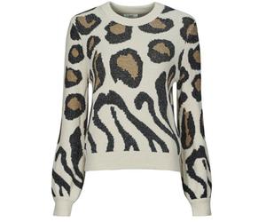 JDY Maglione JDYLORRAINE in Beige EU XL