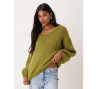 JDY - Maglione verde double-face S