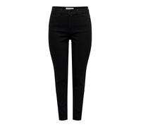 JdY Moon HW SK Ank Jeans Blk DNM, Denim Nero, (S) W x 32L