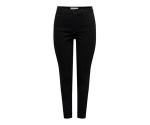 JdY Moon HW SK Ank Jeans Blk DNM, Denim Nero, (S) W x 32L