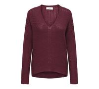 JdY New Megan L/S Maglione Knt Noos, Cabernet, S