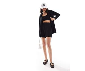 JDY - Pantaloncini bermuda eleganti neri in coordinato-Nero L