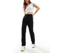 JDY - Pantaloni casual dritti neri-Nero M L30