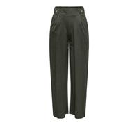 JDY Pantaloni con pieghe 'JDYBIRDIE GEGGO' color fango, Taglia 34