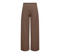 JDY Pantaloni da Donna Jdylouisville Catia Life WD Pnt Jrs Noos con Vita Alta e Gamba Larga, Cacao Nibs, (M) W x 30L