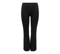 Pantaloni Eleganti Donna a Vita Alta Culotte Svasati Negozio Lavoro Chino Svasato JDYPRETTY, Colore:Nero, Taglia:XL / 34L, Lunghezza della Gamba:L34