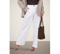 JDY Pantaloni 'JDYMio' bianco Donna - Abbigliamento - Taglie comode - Pantaloni JDY 44