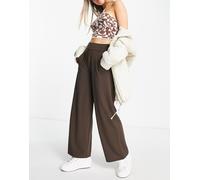 JDY - Pantaloni sartoriali a fondo ampio cioccolato-Marrone 2XL L32
