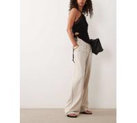 JDY - Pantaloni sartoriali a fondo ampio grigio medio M L34