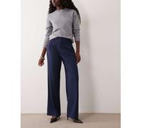 JDY pantaloni sartoriali a gamba larga blu navy scuro XL L34