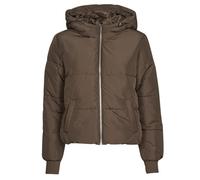 JDY Piumino JDYNEWERICA SHORT HOOD JACKET OTW in Marrone EU XS