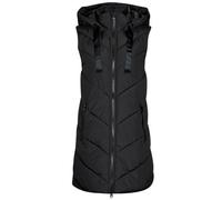 JDY Piumino JDYSKYLAR PADDED HOOD WAISTCOAT OTW in Nero EU XS