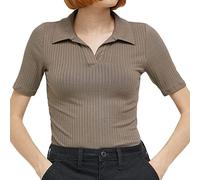 JDY Polo Marrone Donna Fransiska, marrone, XS