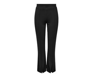 JDY Pretty Flare Slit - Pantaloni in Jersey, Nero, (S) W x 34L