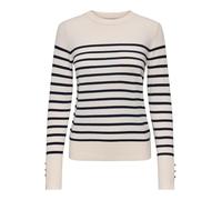 JDY Pullover Donna Girocollo Dettagli Bottoni Maglia Fit Lungo Elegante Comodo