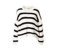 JDY Pullover extra large 'JDYJusty' crema / nero Donna - Abbigliamento - Taglie comode - Pullover e cardigan - Pullover JDY S