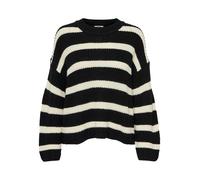 JDY Pullover extra large 'JDYJusty' crema / nero Donna - Abbigliamento - Taglie comode - Pullover e cardigan - Pullover JDY XS