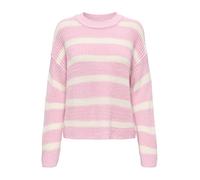 JDY Pullover extra large 'JDYJUSTY' crema / rosa Donna - Abbigliamento - Pullover e cardigan - Maglioni - Pullover in maglia fine JDY L