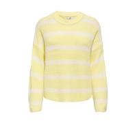 JDY Pullover extra large 'JDYJUSTY' giallo chiaro / bianco Donna - PROMO - Pullover e cardigan - Maglioni - Pullover a maglia fine JDY XS