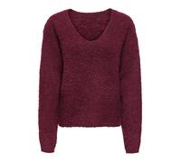 JDY Pullover 'JDYBitten' rosso vino Donna - Abbigliamento - Pullover e cardigan - Maglioni - Pullover in maglia fine JDY XL