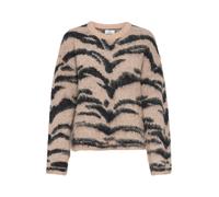 JDY Pullover 'JDYCecile' beige chiaro / nero Donna - Abbigliamento - Taglie comode - Pullover e cardigan - Pullover JDY L
