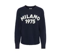 JDY Pullover 'JDYCIAO' blu scuro / bianco Donna - PROMO - Pullover e cardigan - Maglioni - Pullover a maglia fine JDY XL