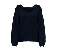 JDY - Maglione oversize extra largo blu navy-Grigio L