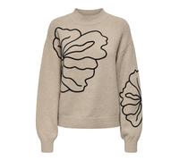 JDY Pullover 'JDYJELLA' grigio / nero Donna JDY L