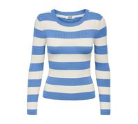 JDY Pullover 'JDYPlum' azzurro / bianco Donna JDY L azzurro / bianco