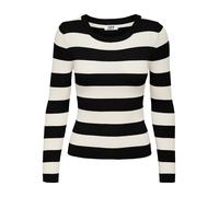 JACQUELINE de YONG - Maglione a Righe Girocollo - - Knitwear - Donna - Nero - XL