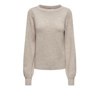 JDY Pullover 'JDYRue' greige Donna - Abbigliamento - Taglie comode - Pullover e cardigan - Pullover JDY S