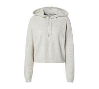 JDY - Felpa extra larga in maglia color crema con cappuccio in coordinato-Bianco XL