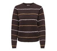 JDY Pullover 'JDYSigrid' beige / cioccolato / lilla pastello Donna - Abbigliamento - Taglie comode - Pullover e cardigan - Pullover JDY XL