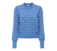 JDY Pullover 'JDYSIGRID' blu chiaro / bianco Donna - Abbigliamento - Taglie comode - Pullover e cardigan - Pullover JDY XL