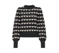 JDY Pullover 'JDYSIGRID' écru / grigio scuro Donna JDY XL écru / grigio scuro