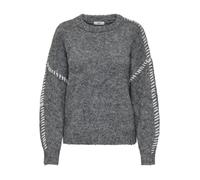 JDY Pullover 'JDYZoey' grigio sfumato / bianco Donna - PROMO - Pullover e cardigan - Maglioni - Pullover a maglia fine JDY M