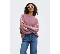 JDY Pullover 'JDYZoey' malva / bianco Donna - Abbigliamento - Taglie comode - Pullover e cardigan - Pullover JDY S