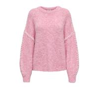 JDY Pullover 'JDYZoey' prugna / bianco Donna JDY M