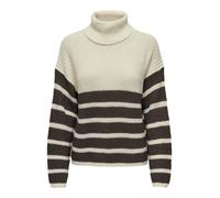 JDY Pullover 'Justy' crema / mocca Donna JDY XL