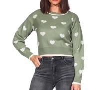 JdY Romance L/S Jacq. Maglione Knt Noos, Spruzzo di Mare, XL