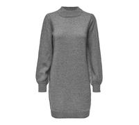 JdY Rue Life L/S - Abito da Collo Alto, Knt Noos, Melange Grigio Medio, M