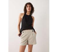 JDY shorts sartoriali con dettaglio bottoni in stone-Grigio M