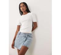 JDY skort in denim azzurro chiaro-Blu XS