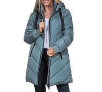 JdY Skylar-Giacca Imbottita Otw Noos Cappotto Trapuntato, Stormy Weather/Black, S Donna