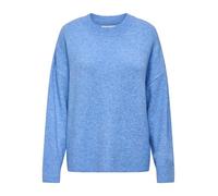 JDY - Maglione con spalle scese blu S