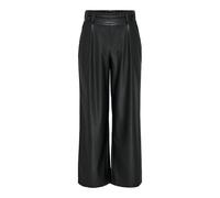 JdY SOYA GEGGO PU Pant Jrs Noos, Nero, (S) W x 32L