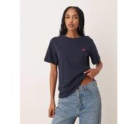 JDY - T-shirt blu navy con stampa di cuore XL